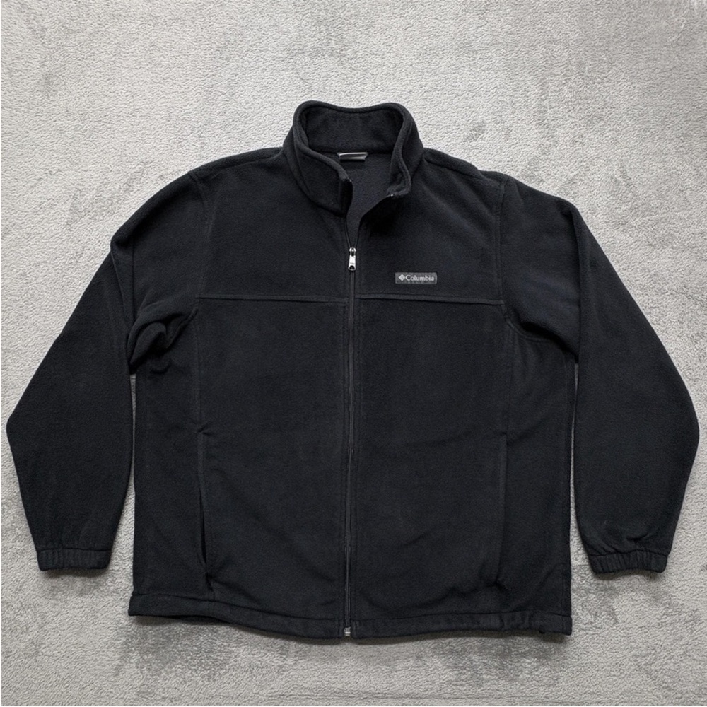 Men’s Columbia Black Fleece Jacket‎ Size XL